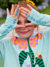 Girls' UV Protection Hoodie Jacket, Thin Ice Silk Sunscreen Coat for Kids, Quick Dry Outdoor Cape