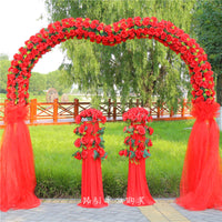 Wedding Arch Flower Stand Silk Flower Archway for Celebrations and Events