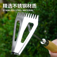 3-in-1 Mini Weeding Hoe for Gardening, Soil Loosening, and Vegetable Planting