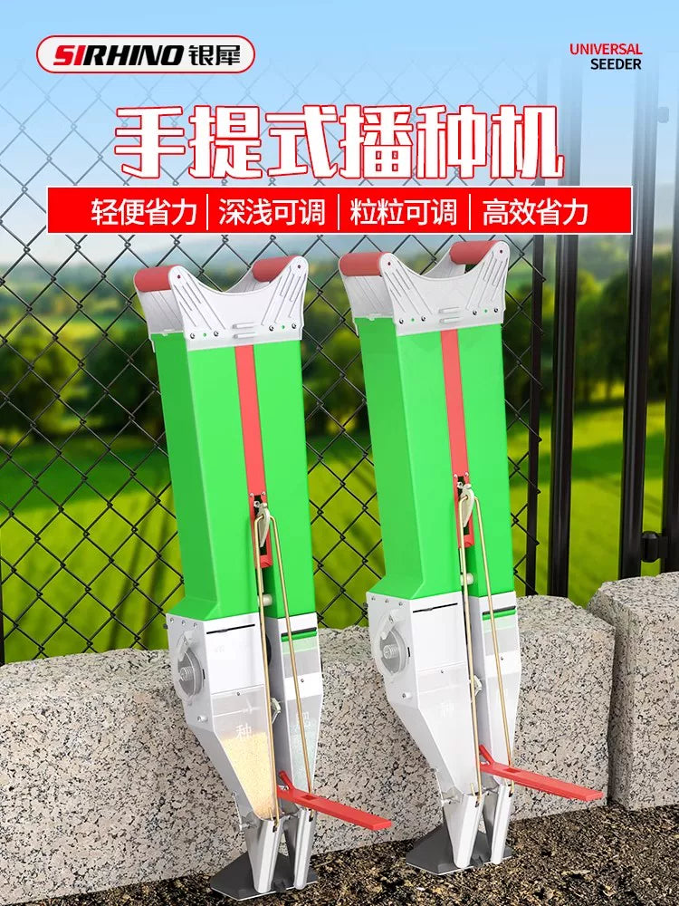 Manual Corn Peanut Soybean Planter with Fertilizer Applicator