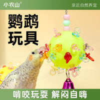 Parrot Chew Toy Chain Ball for Cage Decoration and Intelligence Training