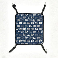 Cat Hammock Bed for Cage, Hanging Pet Swing with Plush or Canvas Options