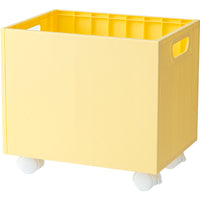 Under-Desk Rolling Storage Box Multi-layer Book Organizer for Students