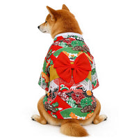 Pet Kimono Japanese Style Dog Cat Costume for Festivals and Photoshoots