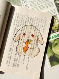 Cute Original Acrylic Bunny Bookmark for Reading and Study