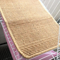 Sisal Cat Scratching Mat for Cage Ladder Platforms, Wear-Resistant & Non-Shedding
