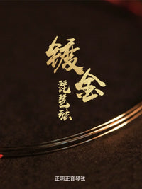 Zhengming Musical Instrument Pipa Strings - Professional Gold-Plated for Performance