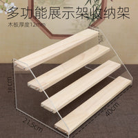 Acrylic Clear Display Stand for Collectibles, Cosmetics, and Perfumes