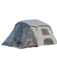 Automatic Tunnel Camping Tent for 5-8 Person, Double Layer Waterproof Outdoor Picnic Hiking Tent