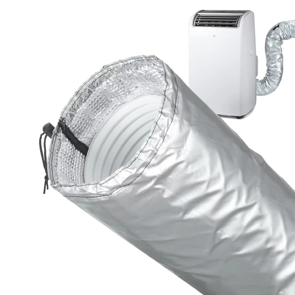 Portable AC Hose Insulation Sleeve - Waterproof & Insulated Cover for Air Conditioner Exhaust Hoses