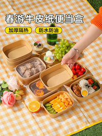 Disposable Camping Picnic Tableware Set with Cups, Bowls, and Bamboo Chopsticks
