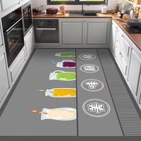 Diatomaceous Earth Kitchen Mat Super Absorbent Non-Slip Quick Dry Bathroom Entrance Floor Mat