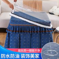 PVC Transparent Waterproof Table Cover for Heating Tables and Electric Stoves