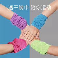 Quick-Dry Cooling Wrist Sweatbands for Sports & Fitness