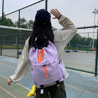 New Drawstring Closure Large Capacity Travel Backpack Lightweight Hiking Bag Foldable Casual Outdoor Unisex Versatile