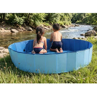 Foldable Pet Swimming Pool for Dogs and Cats - Portable Bathing Tub for Large Breeds
