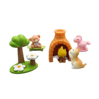 Miniature Dollhouse Furniture & Appliance Set for Micro Landscape Decor