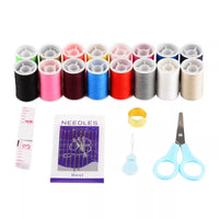 Portable Home Sewing Kit with Storage Box and Accessories