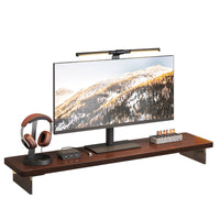Acrylic Desktop Monitor Stand Riser with Storage for Office and Home