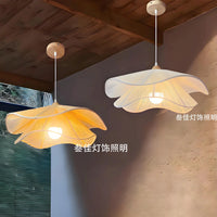 French Vintage Cloud Chandelier Fabric Pendant Light for Dining Room Bedroom Bar
