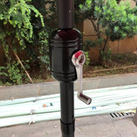 Outdoor Patio Umbrella with Crank Lift for Garden Balcony