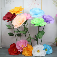 Artificial PE Poppy Flowers for Wedding & Event Decor