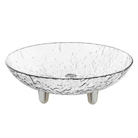 Clear Large Capacity Food Grade Fruit and Snack Serving Tray
