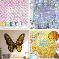 Sequined Wind-Activated Panel for Party & Event Decor