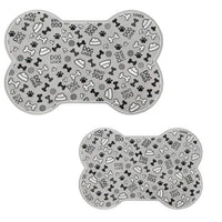 Pet Feeding Mat Diatomaceous Earth Absorbent Quick Dry Splash Proof Pad for Cats and Dogs