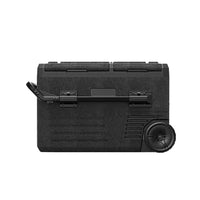 Portable Compressor Refrigerator with Wheels and Built-in Battery for RV, Camping, and Car Use