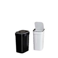 Slim Press-Top Trash Can for Home Living Room Bathroom Kitchen with Lid
