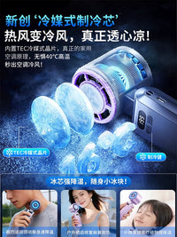 2026 New Handheld Cooling Fan - Portable USB Rechargeable Mini Desk Fan with Strong Airflow for Office, School, and Travel