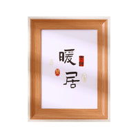 Minimalist Wooden Photo Frame for Tabletop or Wall Mounting, 6-inch to A4 Sizes