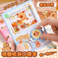 Creative Gashapon Machine Pocket Notebook for Girls, Fun Stationery with Decompression Features