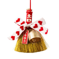 Housewarming Decorative Broom Hanging Ornament for New Home Entryway
