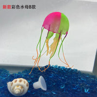 Luminous Artificial Jellyfish Aquarium Ornament for Fish Tank Decoration