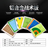 Magnetic Coaching Board for Basketball, Volleyball, and Soccer - Erasable Tactic Clipboard with Large Pieces