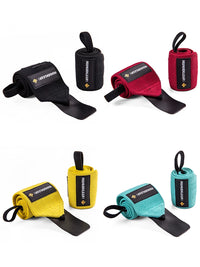 Adjustable Wrist Wraps for Weightlifting & Powerlifting - Elastic Compression Wrist Support for Men & Women