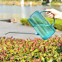 Stainless Steel Long Spout Watering Can for Indoor Outdoor Plants, Large Capacity Garden Watering Pot