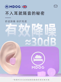 Silicone Earplugs for Sleep Noise Reduction - 6 Count