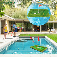 Floating Golf Putting Green Mat for Outdoor Practice