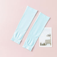 Kids Sun Protection Arm Sleeves, Breathable Ice Silk Cooling Arm Warmers for Outdoor Wear