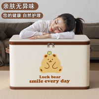 Foldable Storage Box with Password Lock, Large Capacity Wardrobe Organizer for Clothes and Home Essentials
