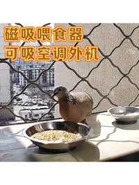 Outdoor Bird Feeder Tray for Balcony Window AC Unit