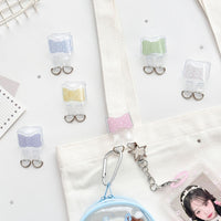 Bowknot Element Bag Extension Buckle Keychain Transparent Display Hook for Ita Bags
