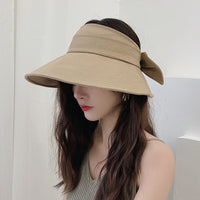 Women's Korean Style Sun Visor Hat for Outdoor Vacation and Sun Protection