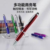 Multifunctional Touch Screen Stylus Ballpoint Pen with Customizable Logo