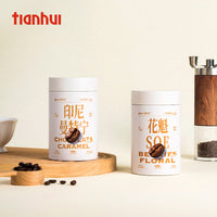 Tinplate Coffee Bean Storage Canister with One-Way Degassing Valve