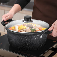 Maifan Stone Non-Stick Stockpot with Double Handles, Induction Cooker Compatible