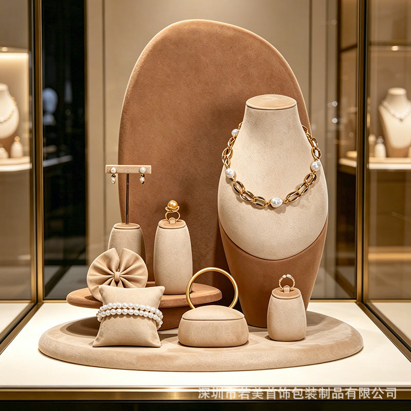 Artistic Jewelry Display Stand for Rings, Necklaces, and Earrings - Princess Style Jewelry Photography Prop